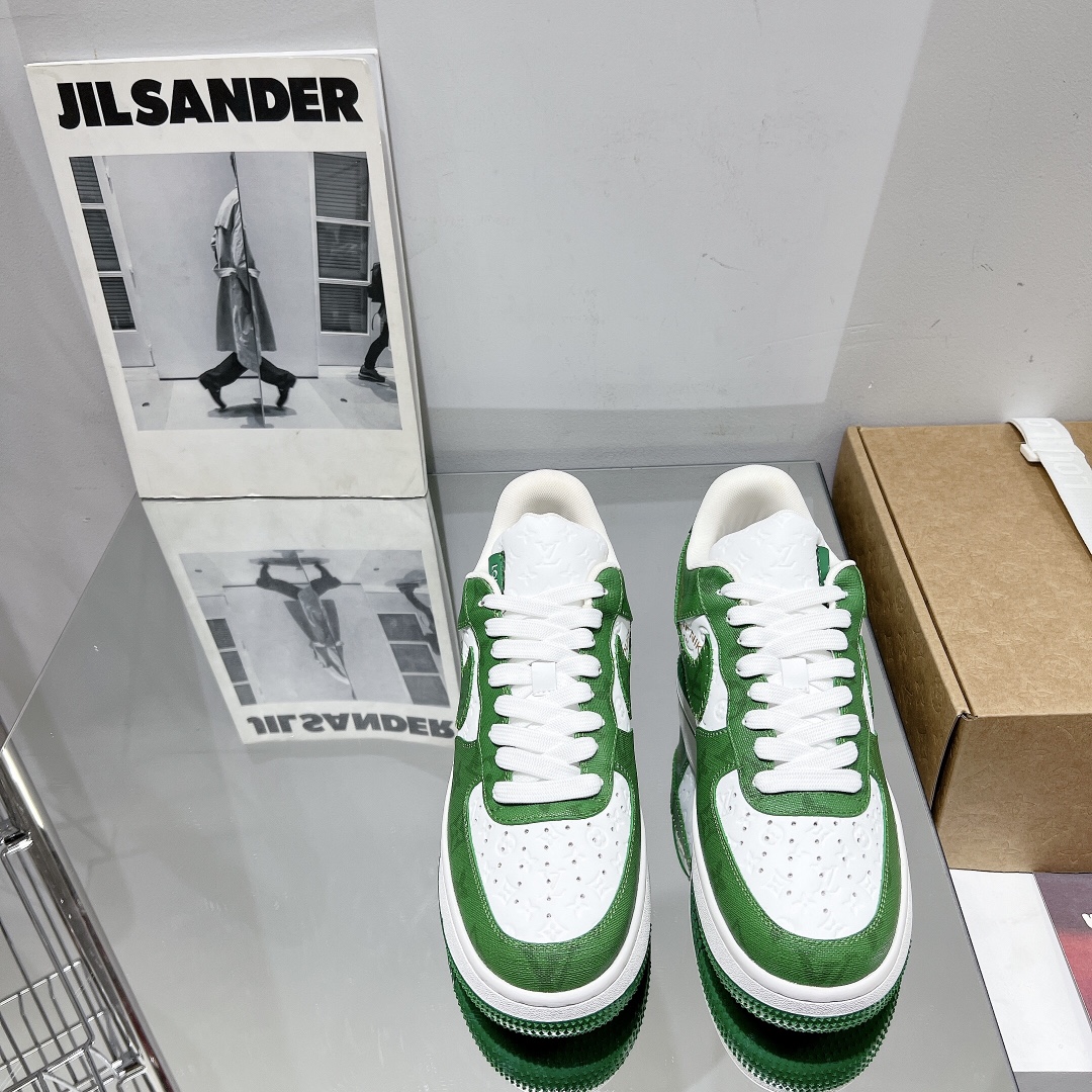 Louis Vuitton x Nike Air Force Air Force One Joint Cooperation Casual Sneakers