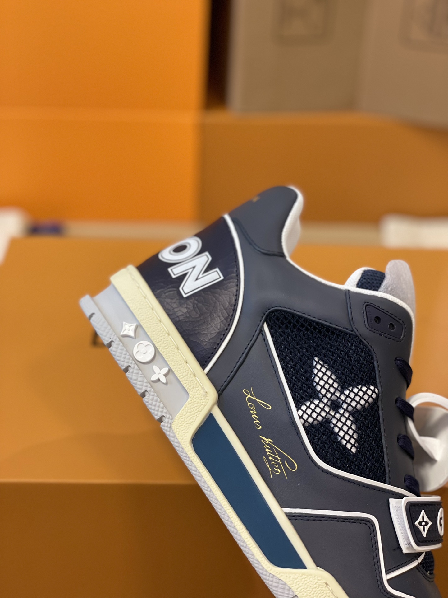 Louis Vuitton Trainer Men's Model 1A98UX