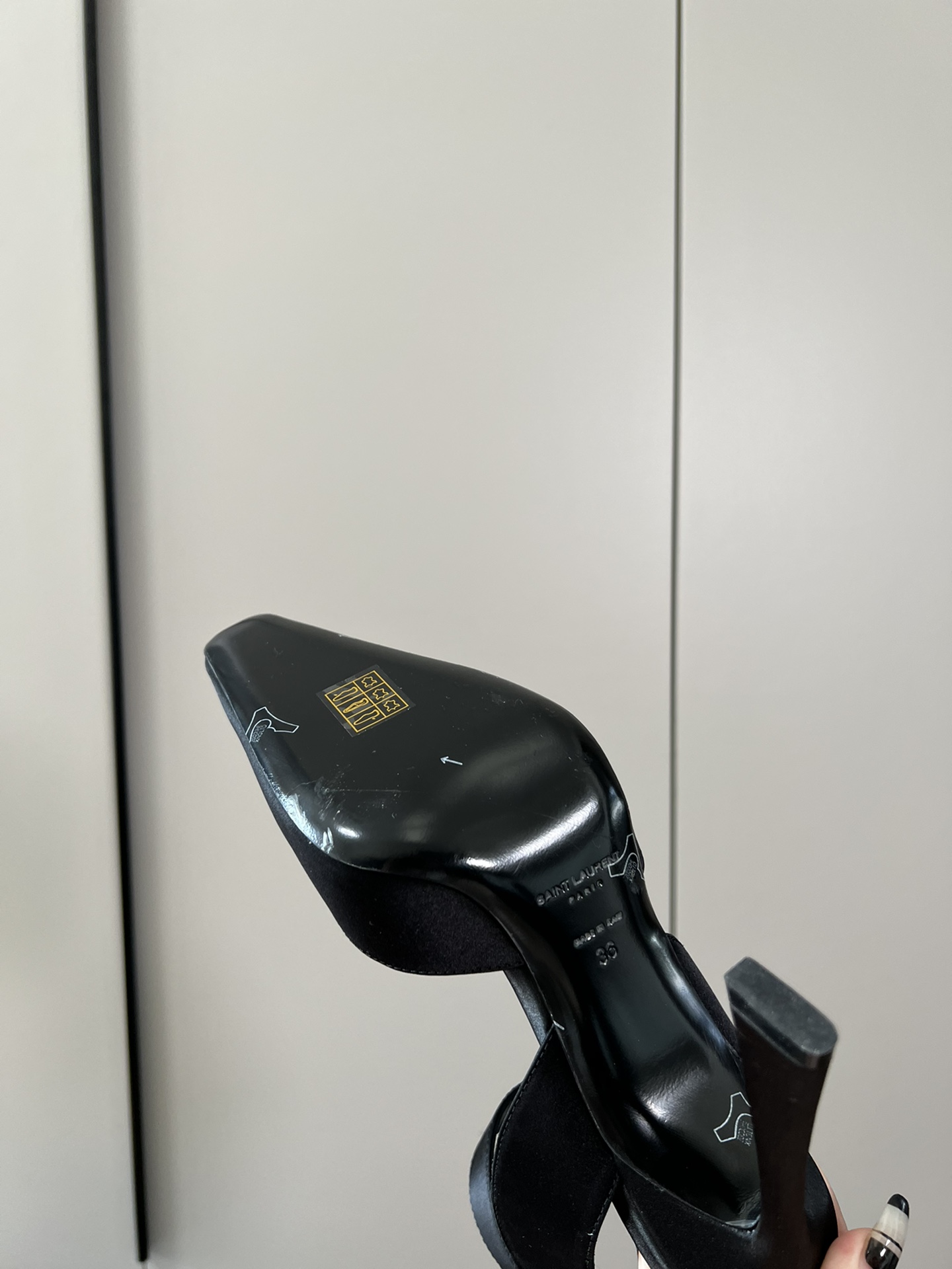 𝙎𝙖𝙞𝙣𝙩 𝙇𝙖𝙪𝙧𝙚𝙣𝙩 | 𝟐𝟎𝟐𝟐/𝐒𝐒 𝐧𝐞𝐰 YSL｜Saint Laurent silk diamond buckle high heels Imported silk