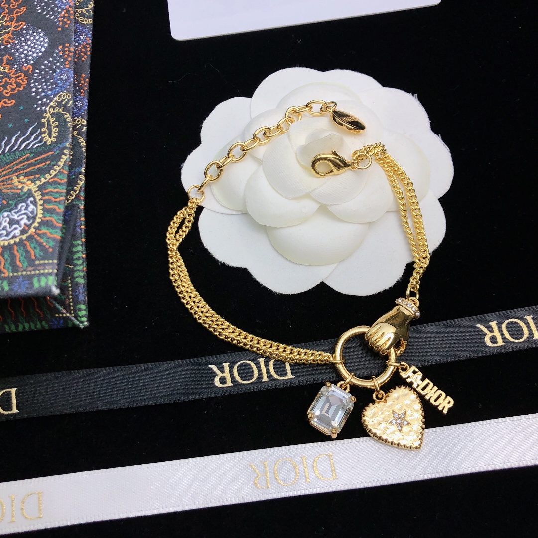 Dior Double Layer Bracelet Set