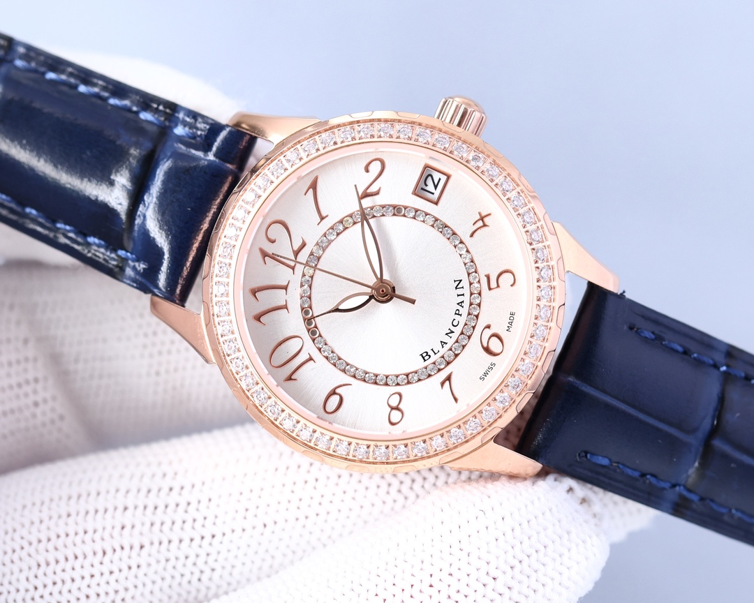 Blancpain - Fashion Women's Watch Night Time Super Luminous High-end Mother-of-Pearl Dial