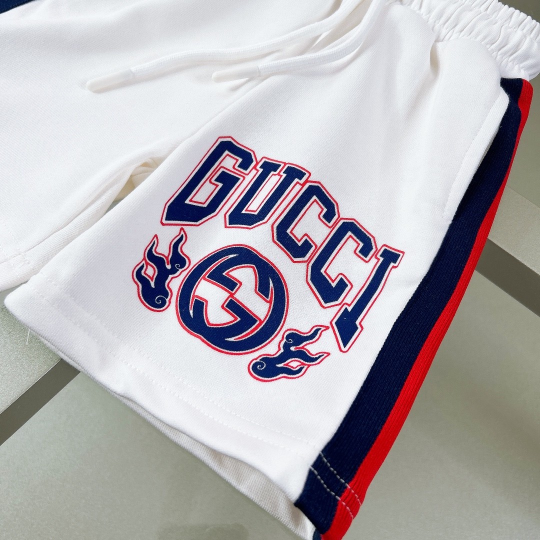 Gucci 2024/SS new logo printed T-shirt suit