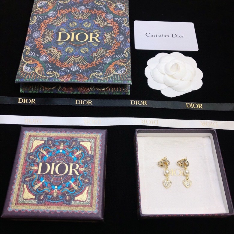 Dior stud earrings