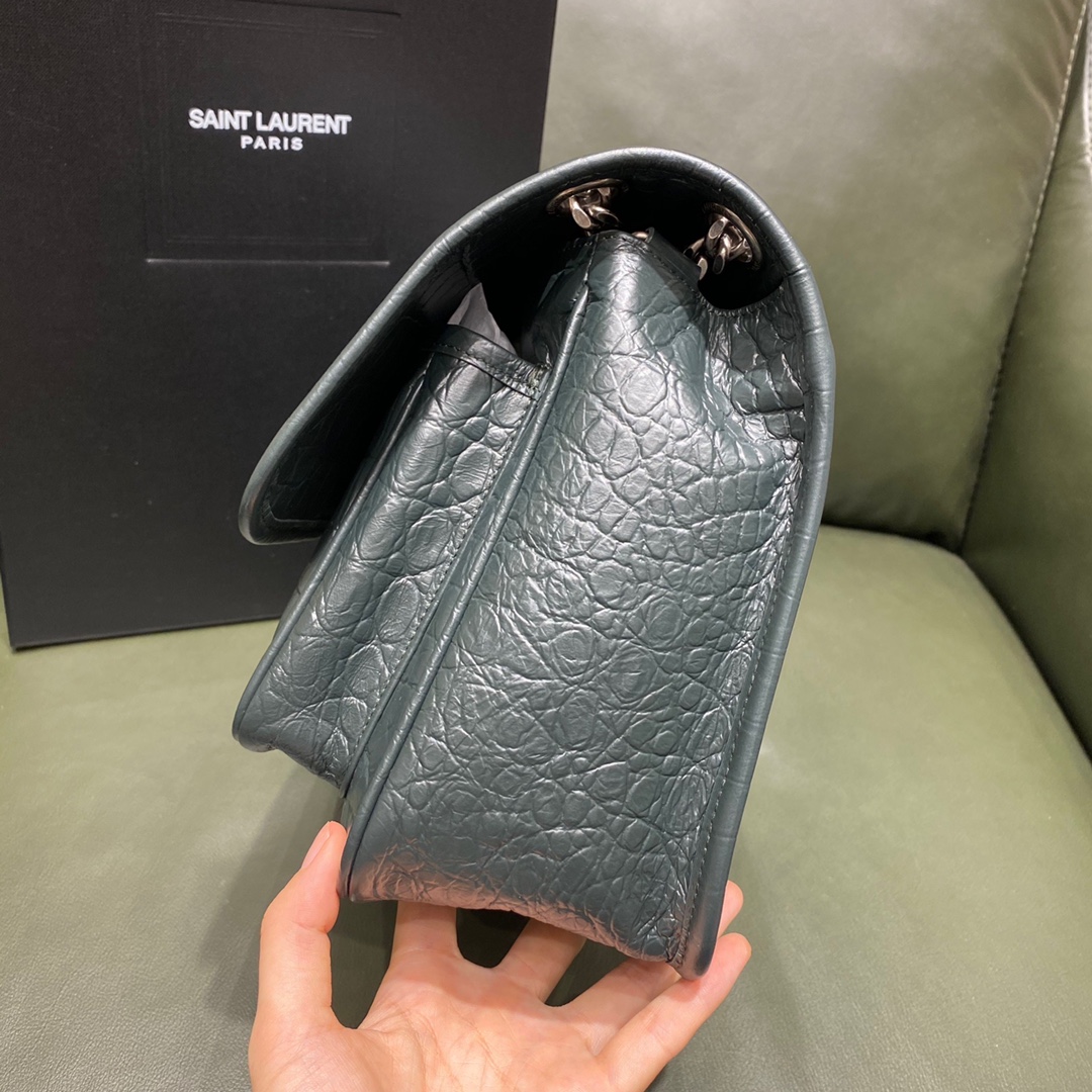 SAINT LAURENT 𝒏𝒊𝒌𝒊 𝒎𝒆𝒅𝒊𝒖𝒎 𝟮𝟴𝒄𝒎 #633158original E.jd