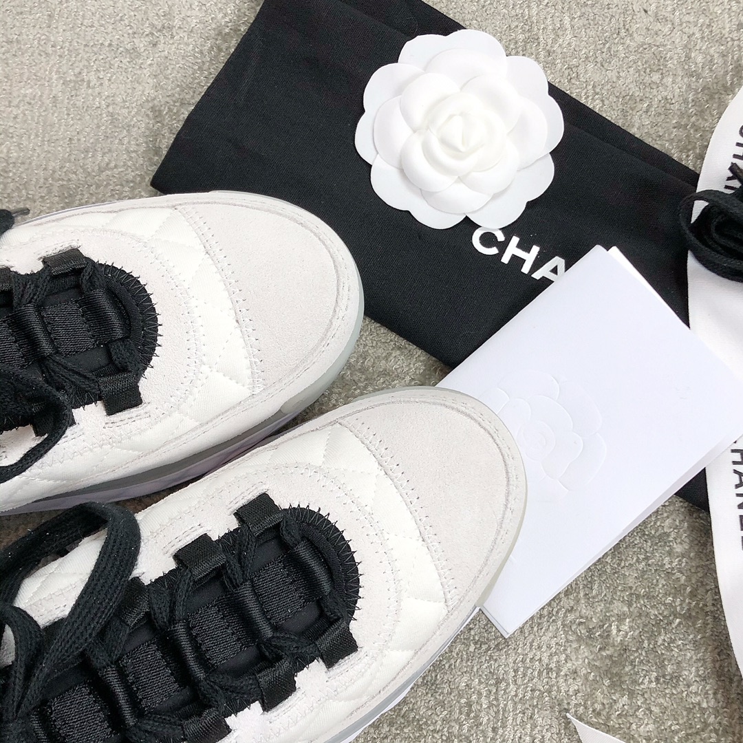 CHANEL sneakers classic small incense sneakers cowhide sheepskin leather genuine leather sole