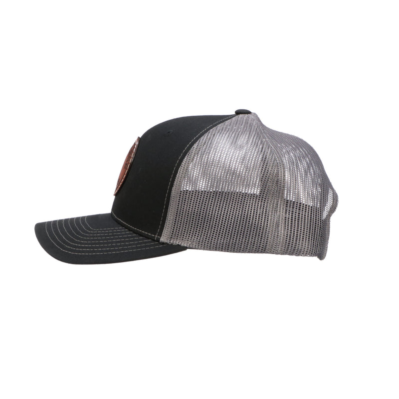 Leather Patch Cap Round