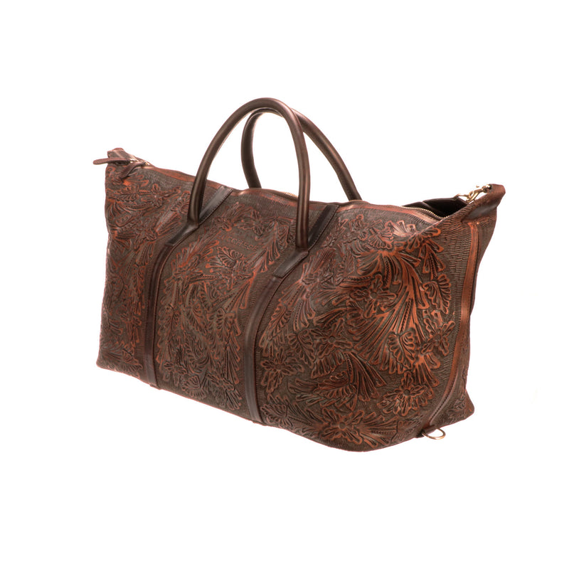 Hand-Tooled Duffel