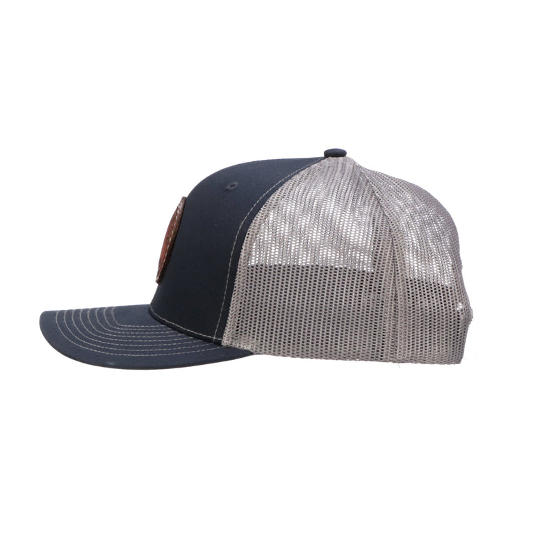 Leather Patch Cap Round