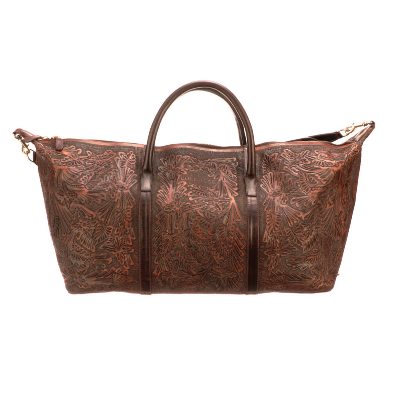 Hand-Tooled Duffel