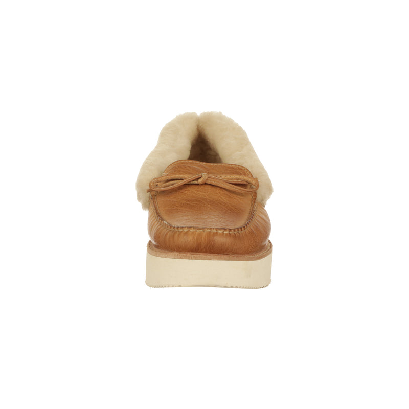 Shearling Wedge Moccasin