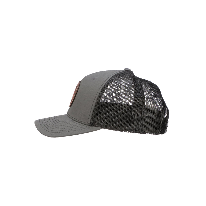 Leather Patch Cap Round