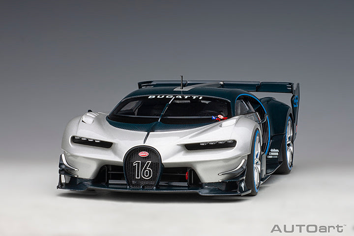 BUGATTI VISION GRAN TURISMO (SILVER/BLUE CARBON)