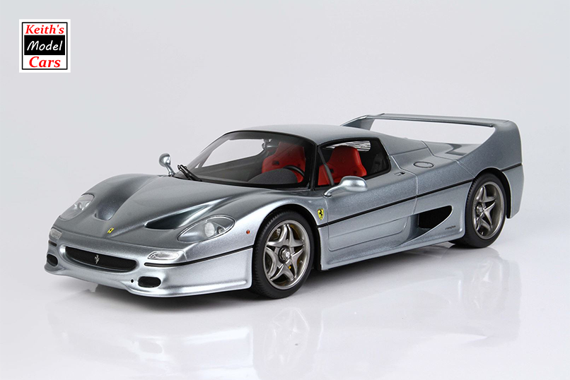 [1/18 Scale] Ferrari F50 Coupé in Grigio Titiano by BBR Models