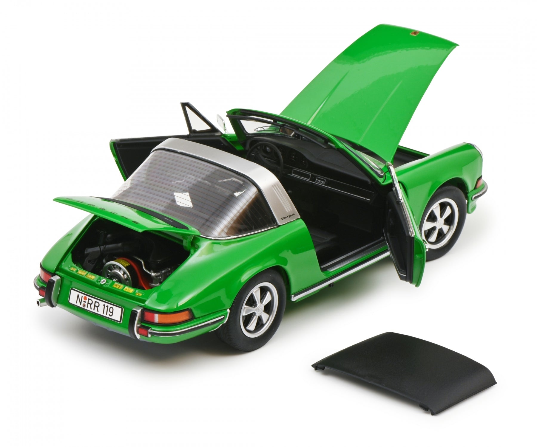 Schuco 1:18 Porsche 911 S Targa Green 450047100