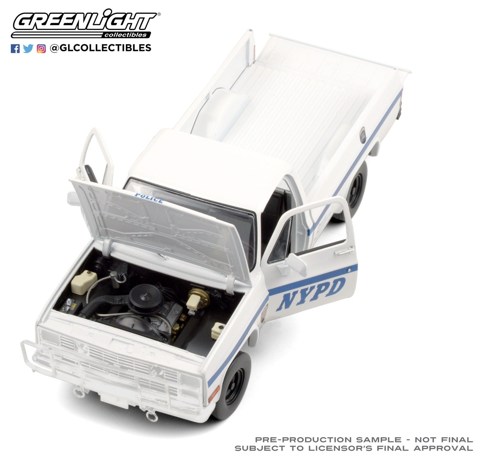 GreenLight 1:18 1984 Chevrolet CUCV M1008 - New York City Police Department (NYPD) 13561