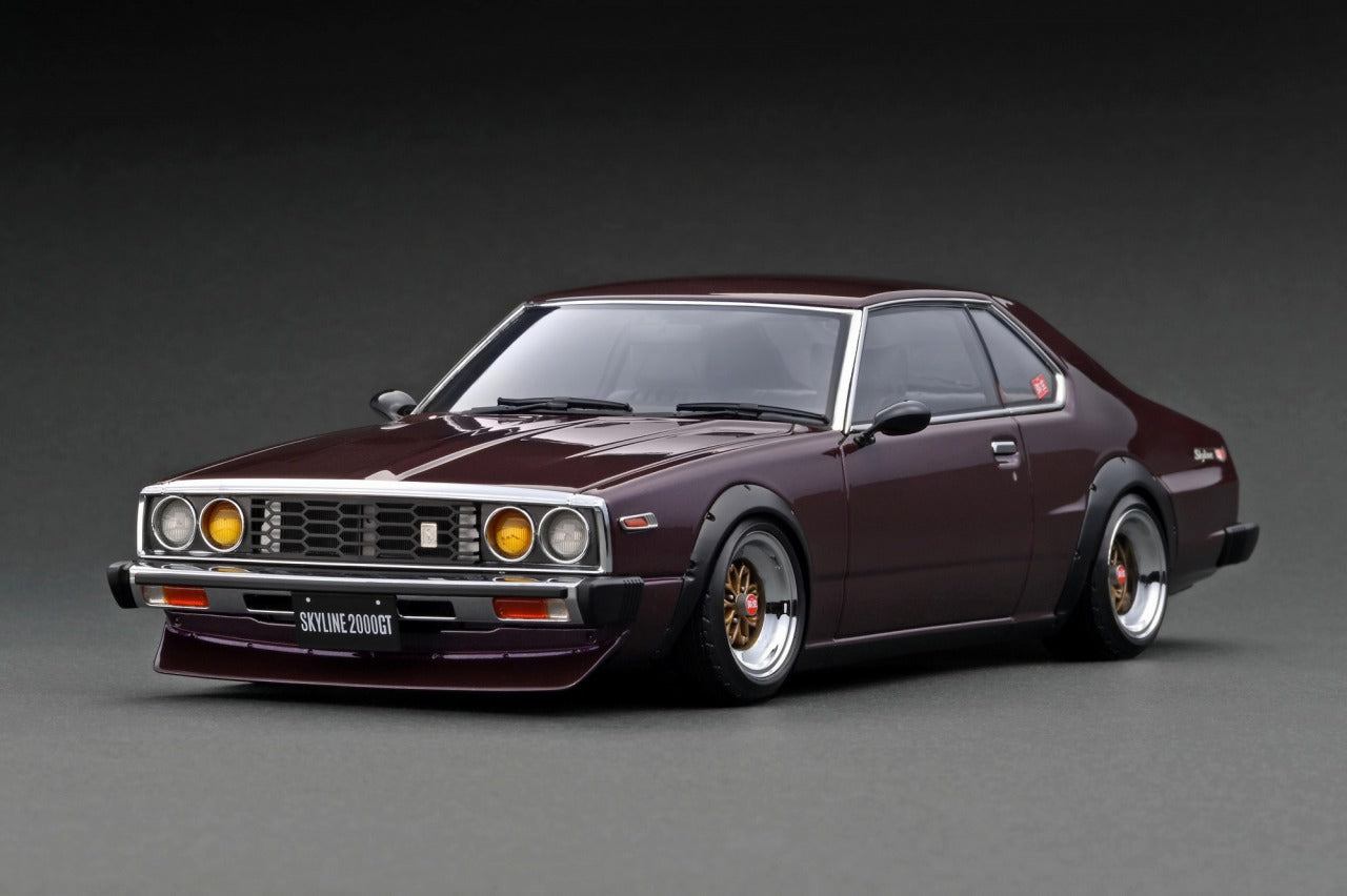 *PREORDER* Ignition Model 1:18 Nissan Skyline 2000 GT-ES (C210) in Purple