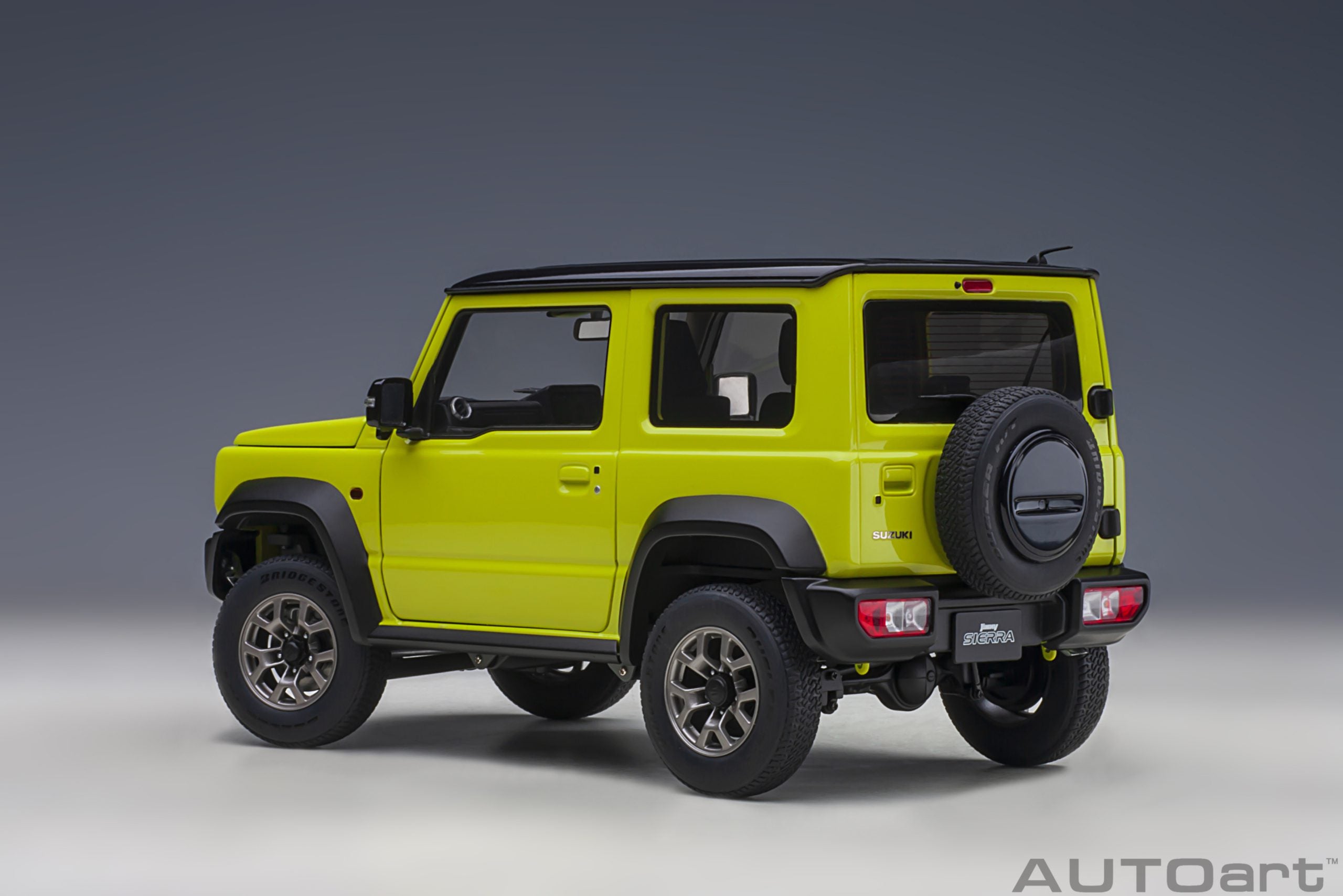 AUTOart 1:18 Suzuki Jimny Sierra (JB74) (Kinetic Yellow with Black roof) 78506