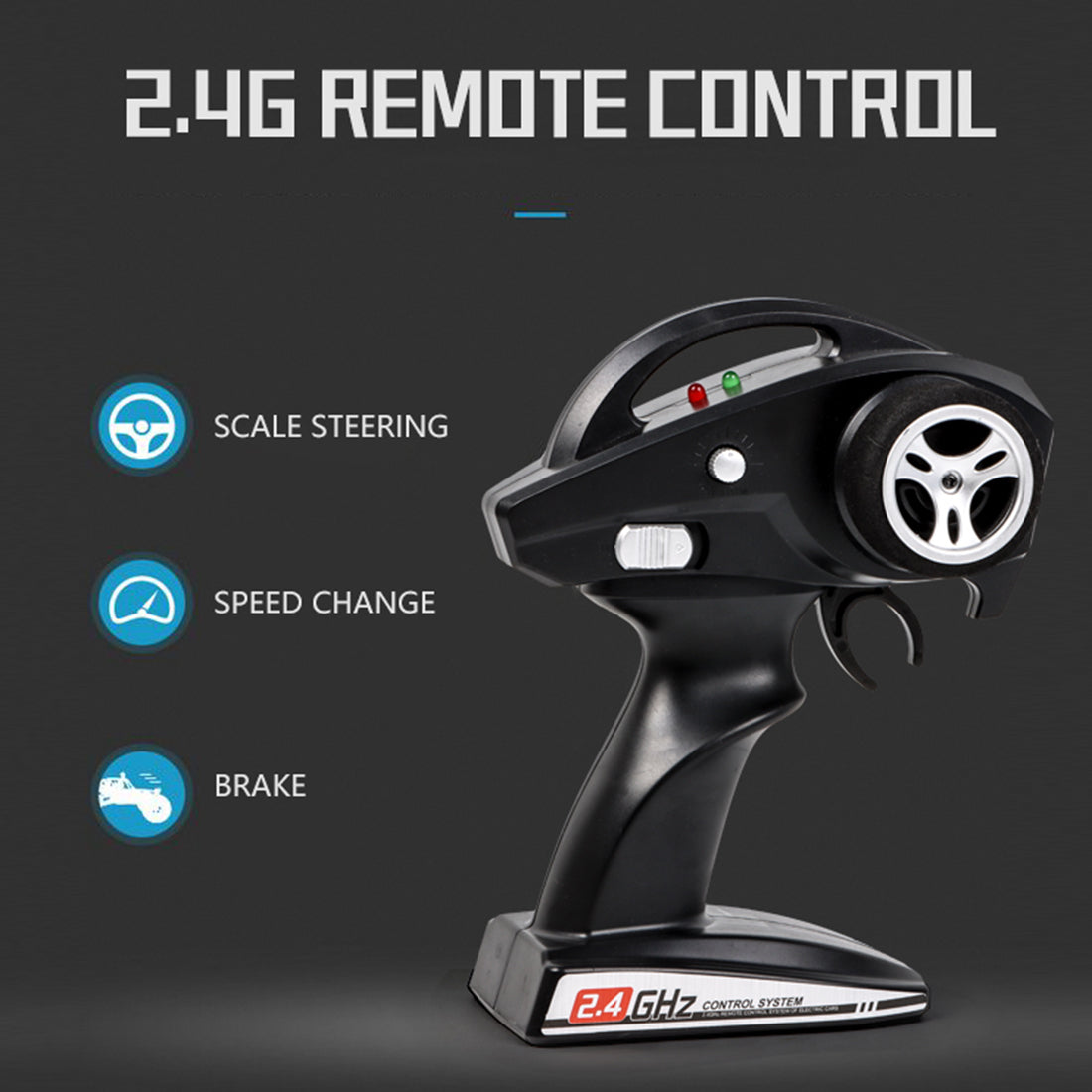 F-20 1/12 4WD RC Car 35KM/h 2.4G High Speed Remote Control Car All Terrain Electric Off-road Vehicle RC Monster Truck -Dual-Battery