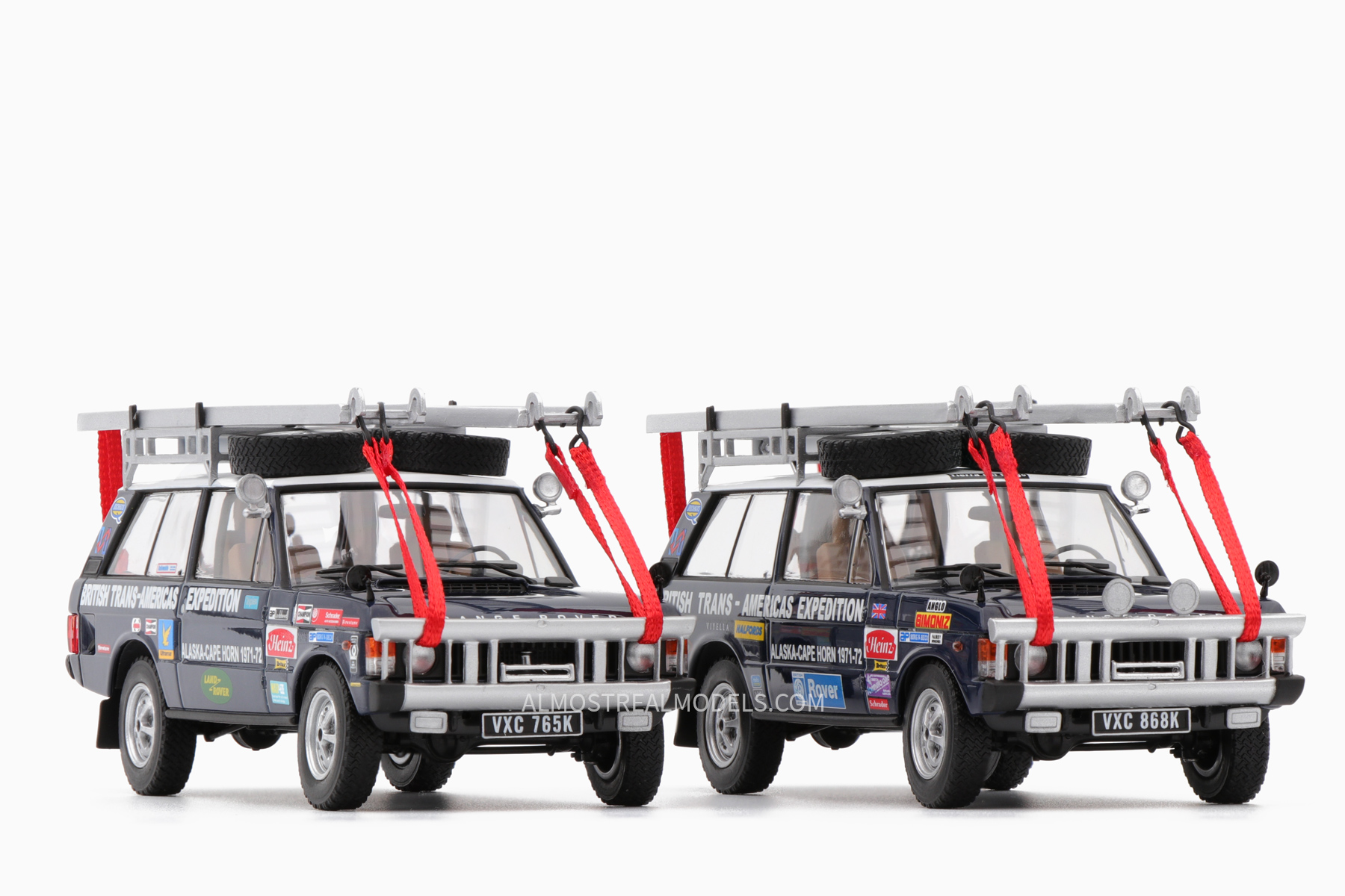 Range Rover “The British Trans-Americas Expedition” 2-Car Set 1:43 by Almost Real