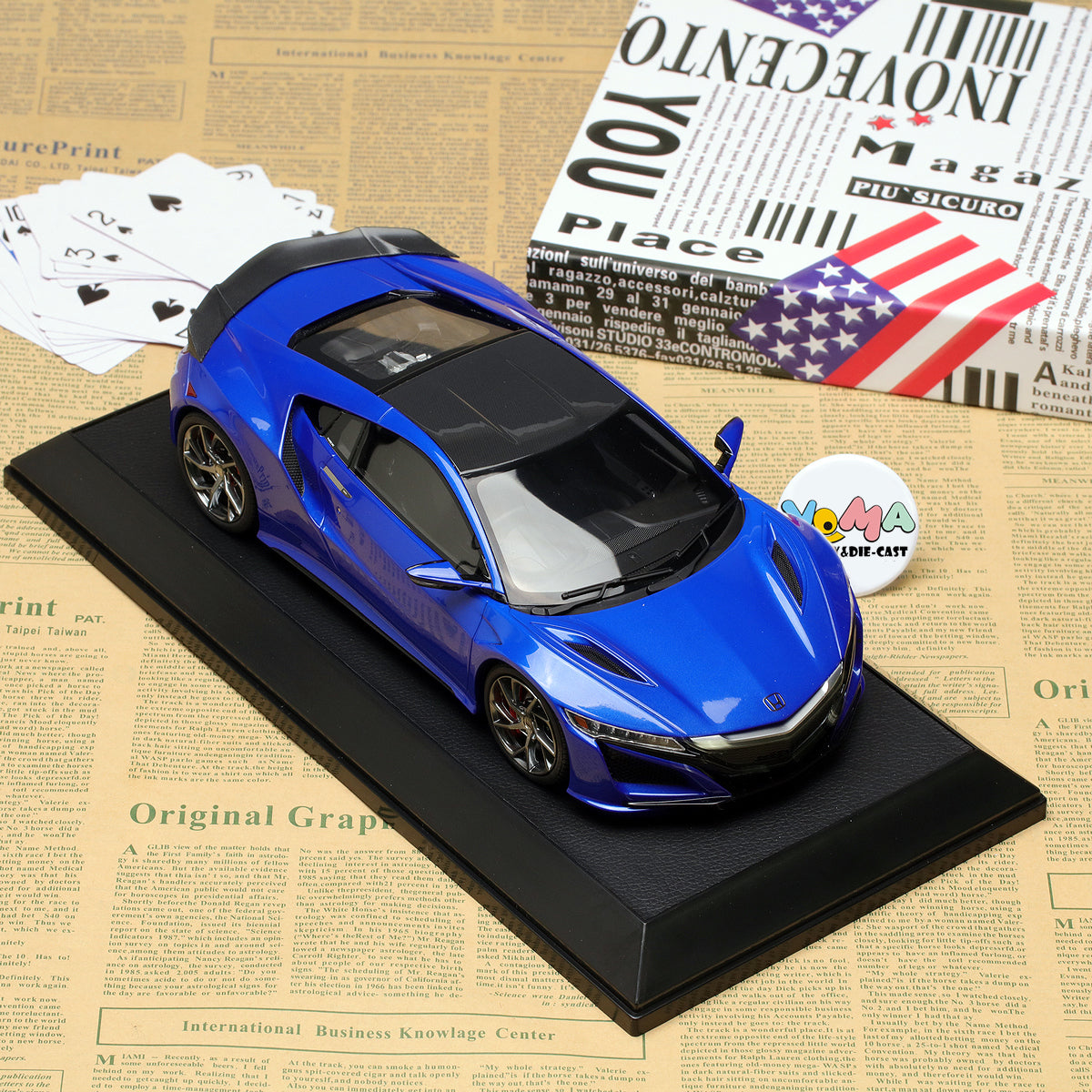 Hobby Japan 1:18 Honda NSX 2016 Blue HJ1802SBL