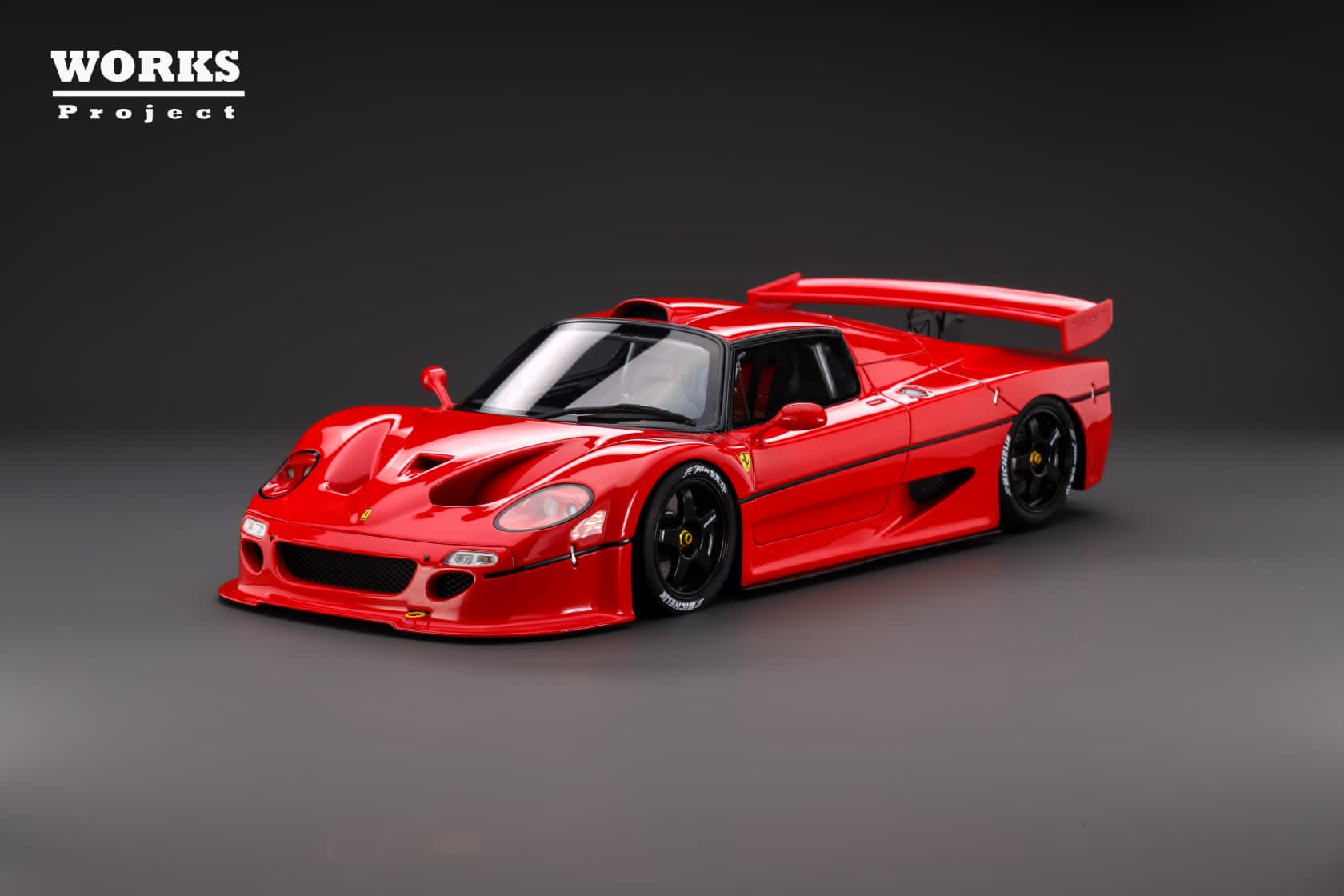 WORKS Project 1:18 Ferrari F50 GT in Red