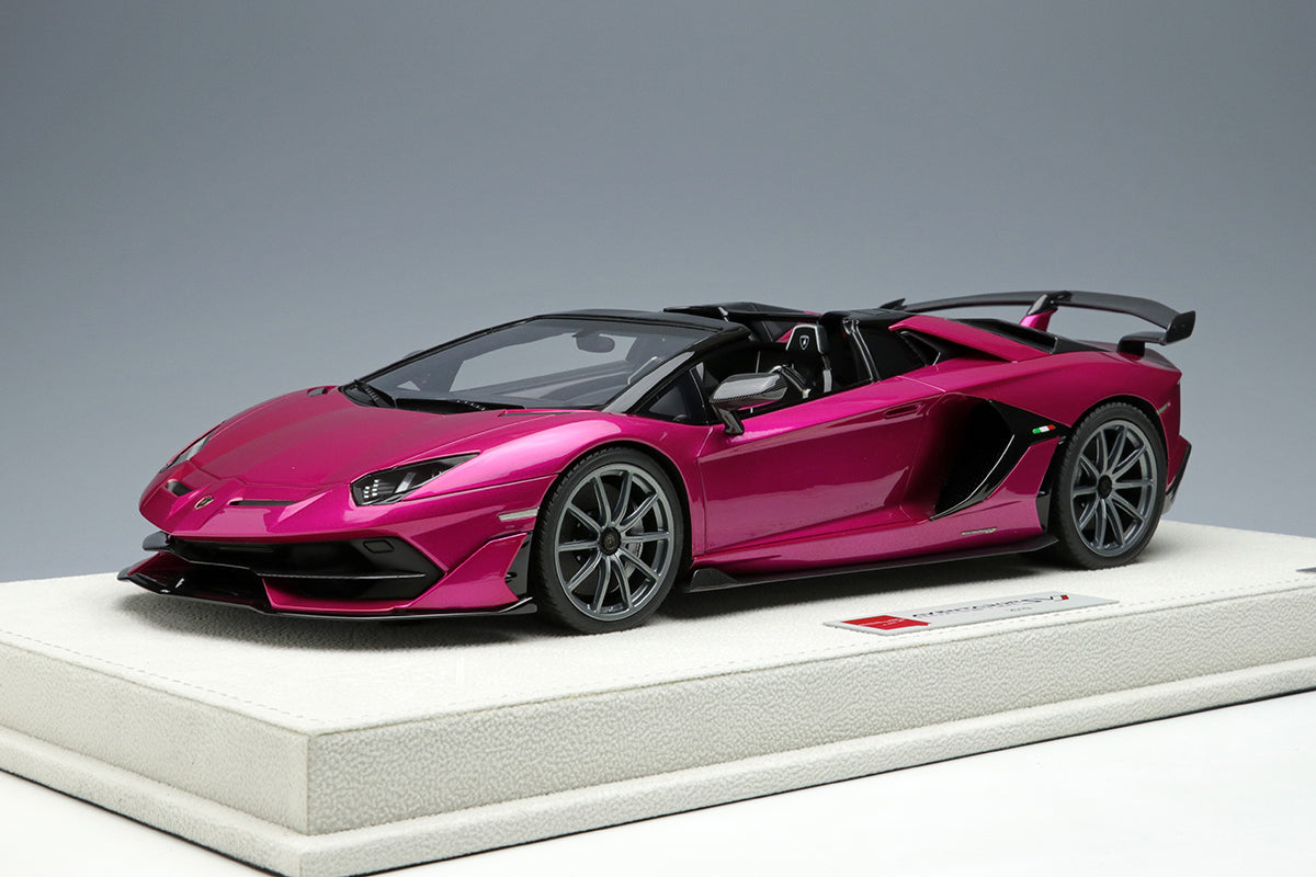 Lamborghini Aventador SVJ Roadster - Viola Bast - 1:18
