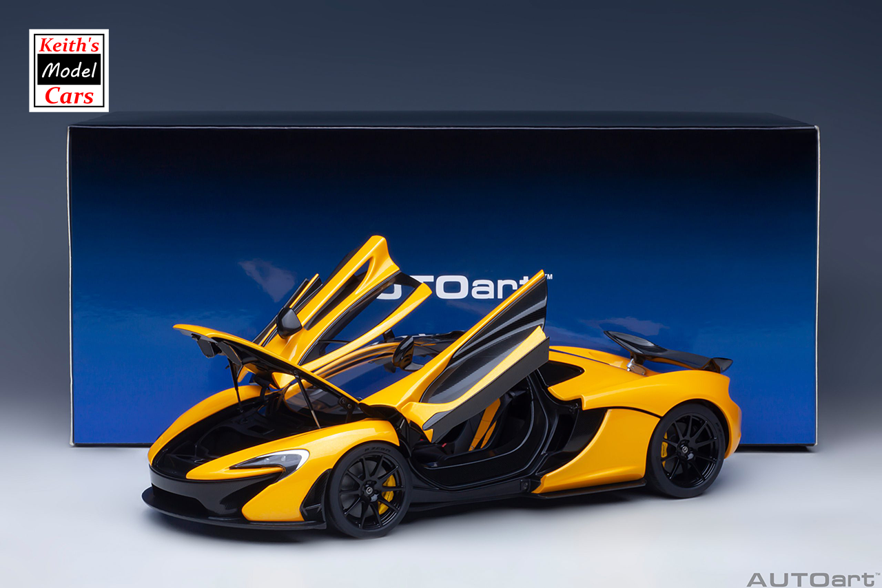 [1/18 Scale] McLaren P1 in Volcano Yellow (with yellow calipers) by AUTOart Models