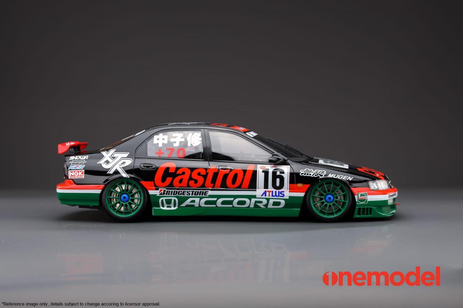 *PREORDER* One Model 1:18 Honda Accord (CD6) #16 JTCC Castrol Version