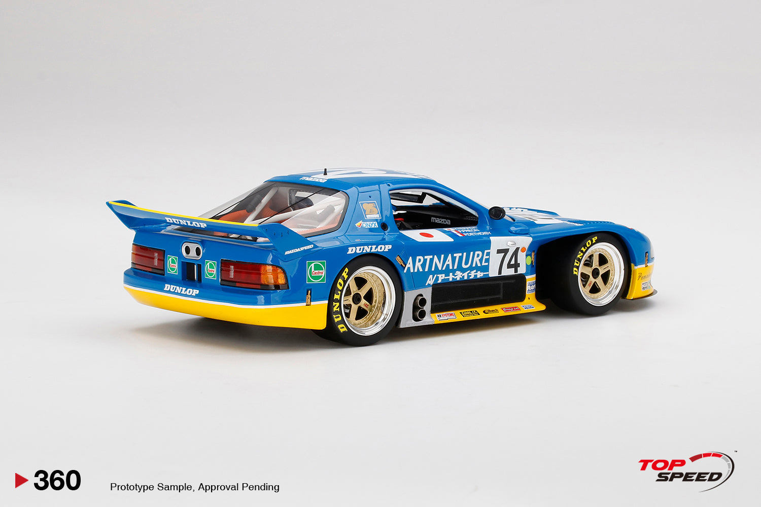 TopSpeed Models 1:18 Mazda RX-7 #74 Team Arnature 1994 Le Mans 24 Hrs