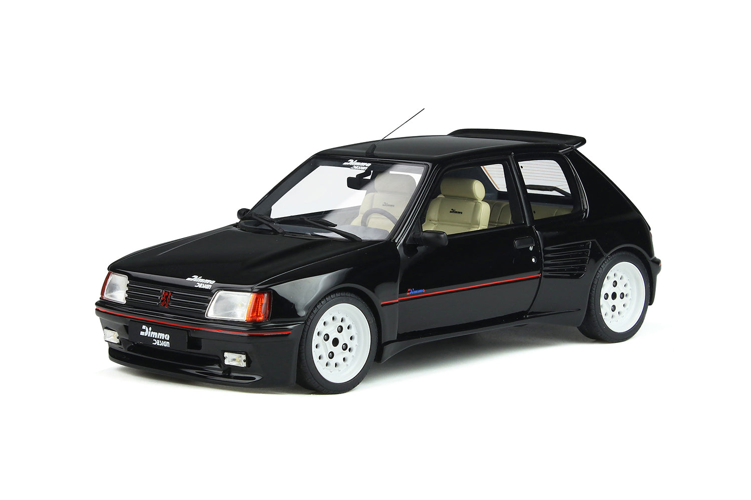 OTTO 1:18 1989 Peugeot 205 Dimma Design Black OT901