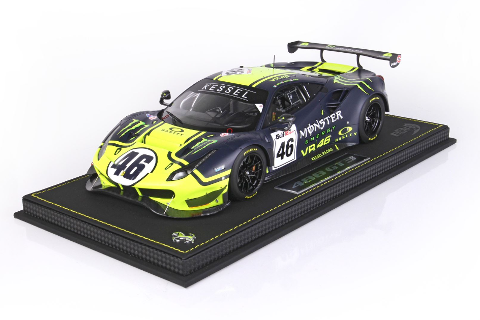 BBR Models 1:18 Ferrari 488 GT3 Valentino Rossi  Team 