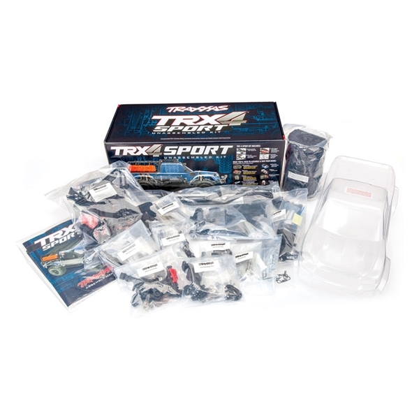 Traxxas TRX-4 Sport Crawler Kit w/Body & Scale Accessories, No Electronics