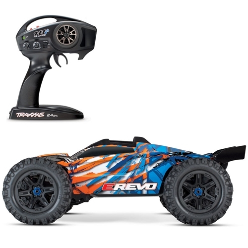 Traxxas E-Revo 2 VXL Brushless RC Monster Truck w/TSM Stability Management