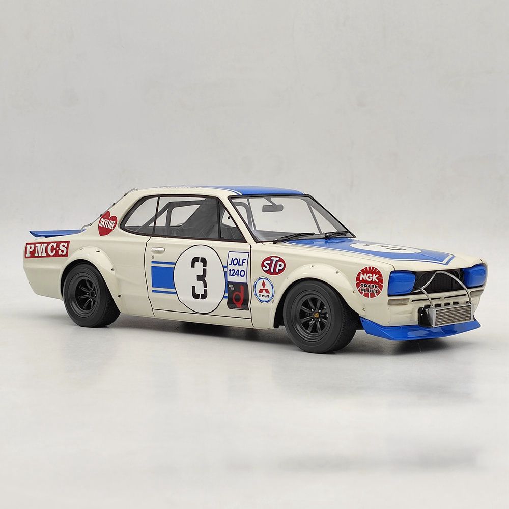 Ignition Model IG2018 1:18 Nissan Skyline 2000 GT-R (KPGC10) #3 1971 Resin Car Toys Gift