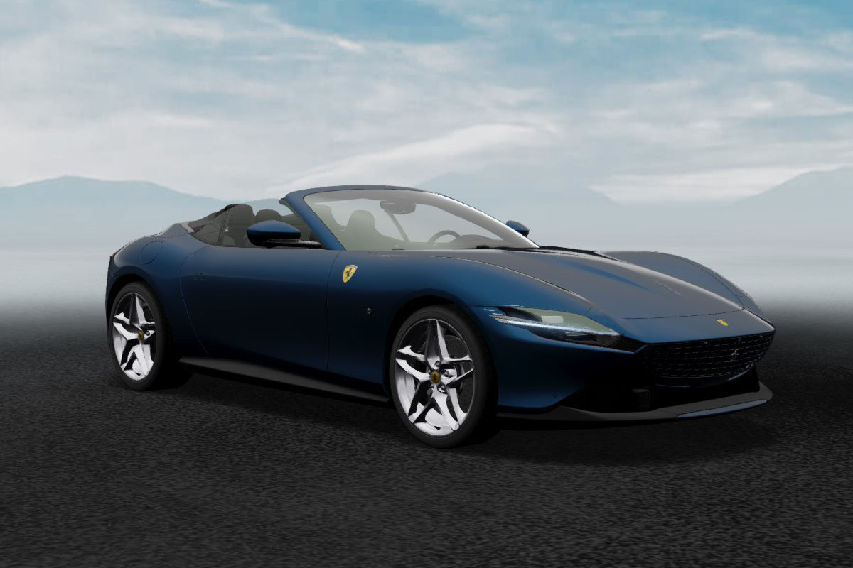 Ferrari Roma Spider - Blu Roma - 1:18