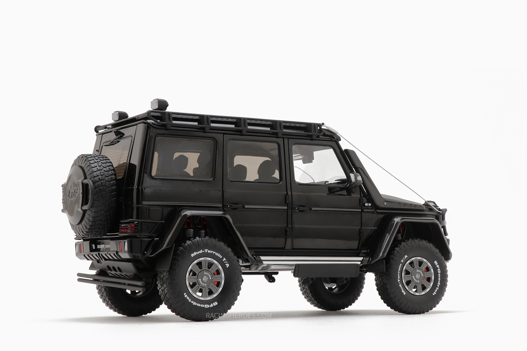 Brabus 550 Adventure Mercedes-Benz G 500 4×42 Black 1:18 by Almost Real