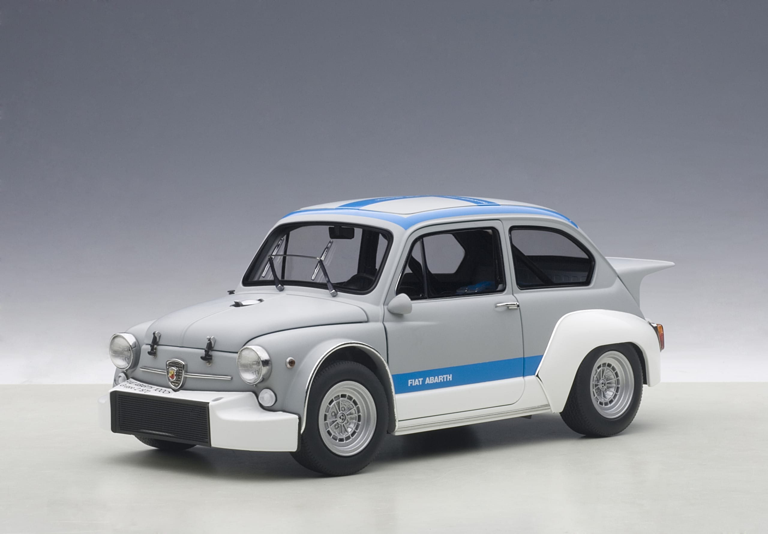 AUTOart 1:18 Fiat Abarth TCR 1000 (Matt Grey with Blue stripes) 72642