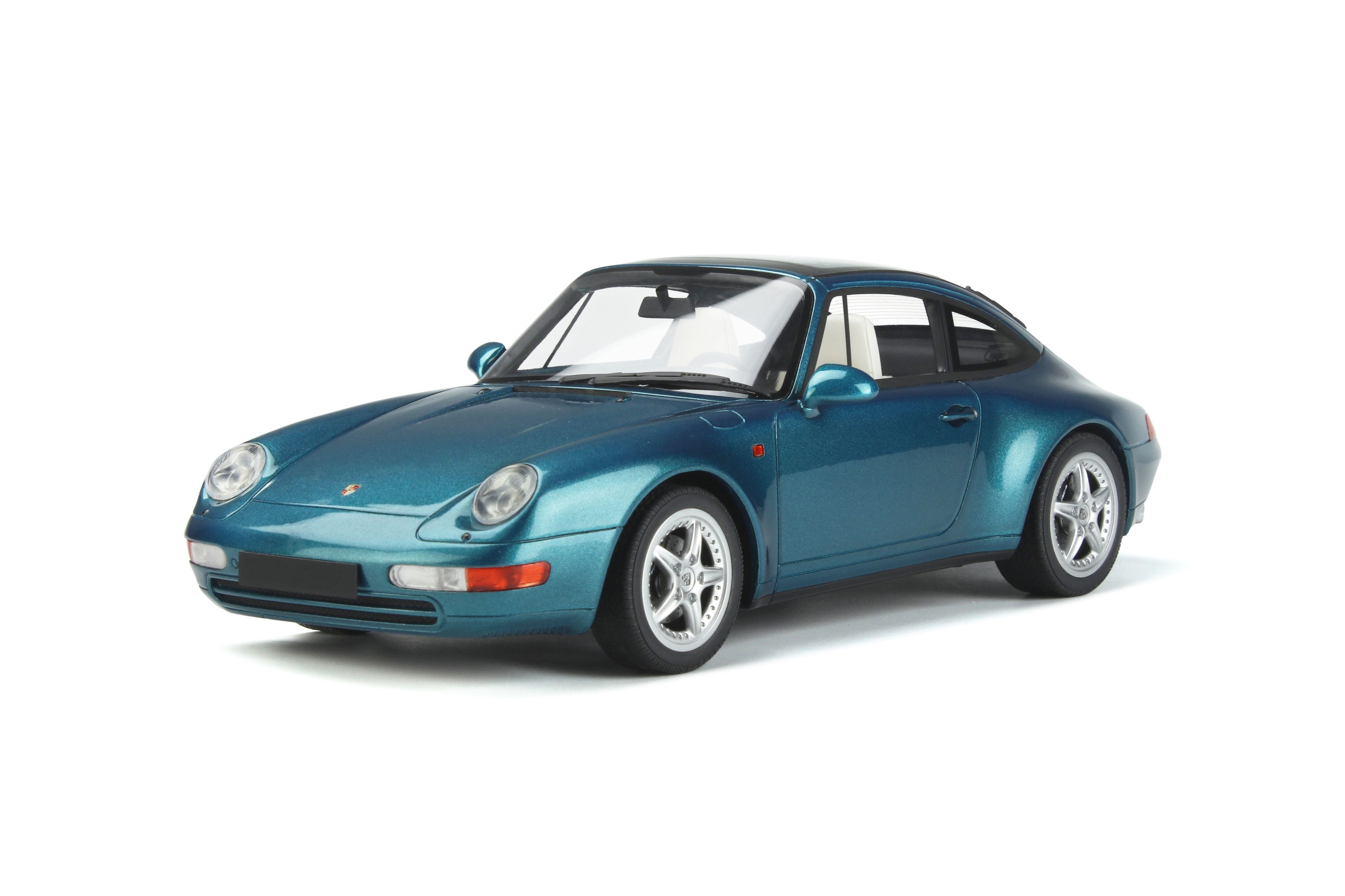 GT Spirit 1:18 1995 Porsche 911 (993) Targa Turquoise Blue GT350