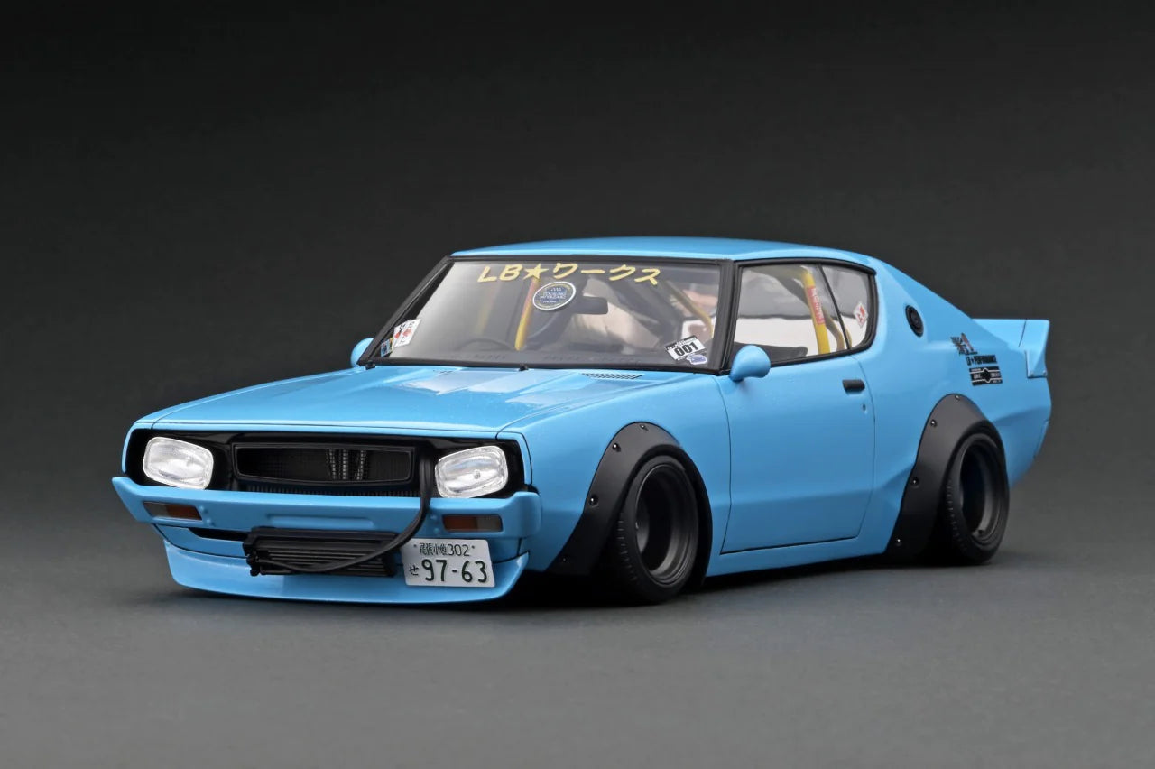 *PREORDER* Ignition Model 1:18 Nissan Kenmari LB-WORKS 2Dr in Light Blue