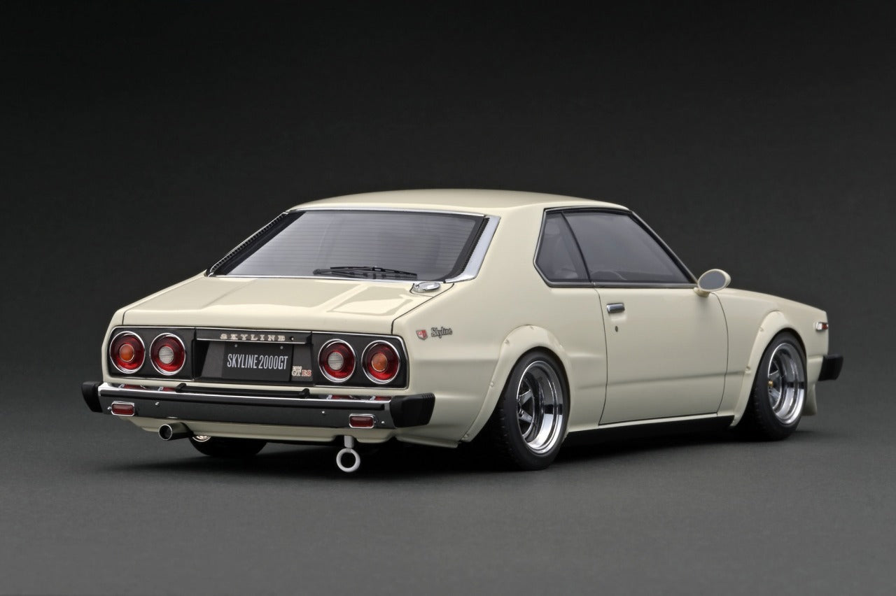 *PREORDER* Ignition Model 1:18 Nissan Skyline 2000 GT-ES (C210) in White