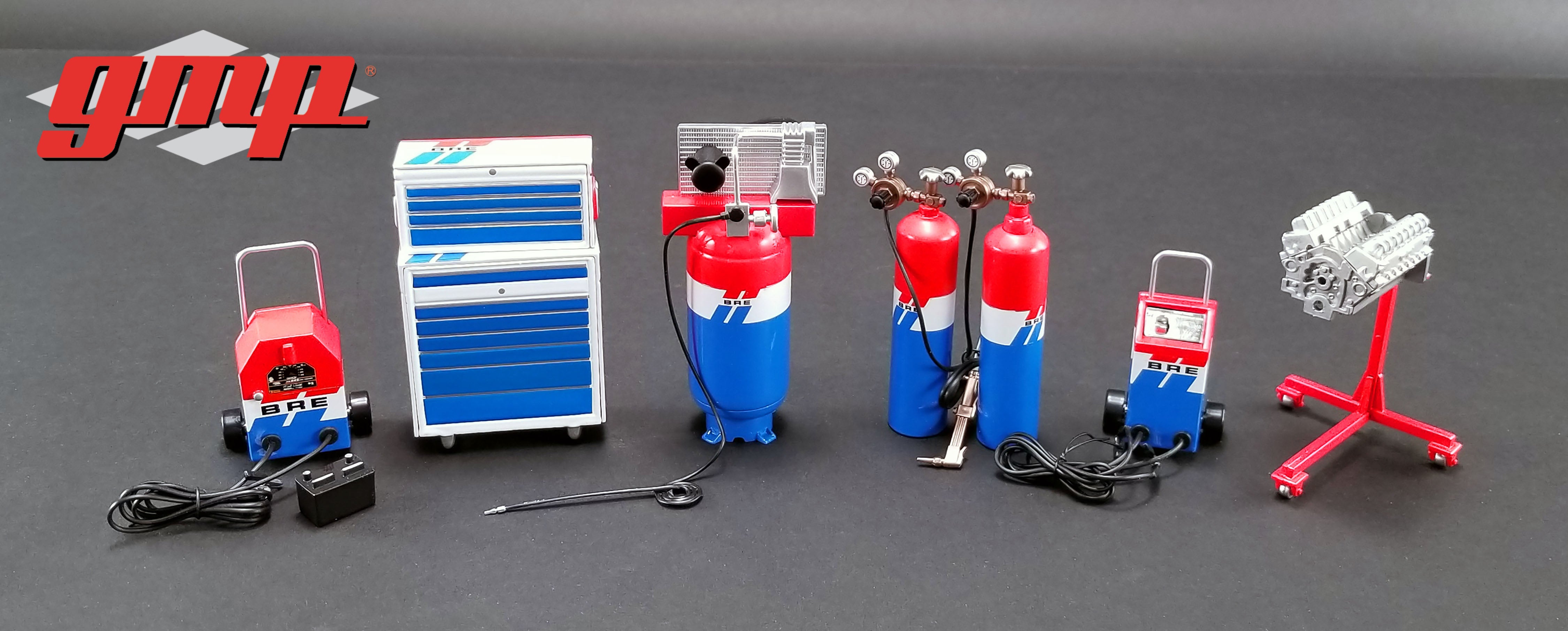 GMP 1/18 GMP Shop Tool Set #1 - Brock Racing Enterprises (BRE) GMP-18905