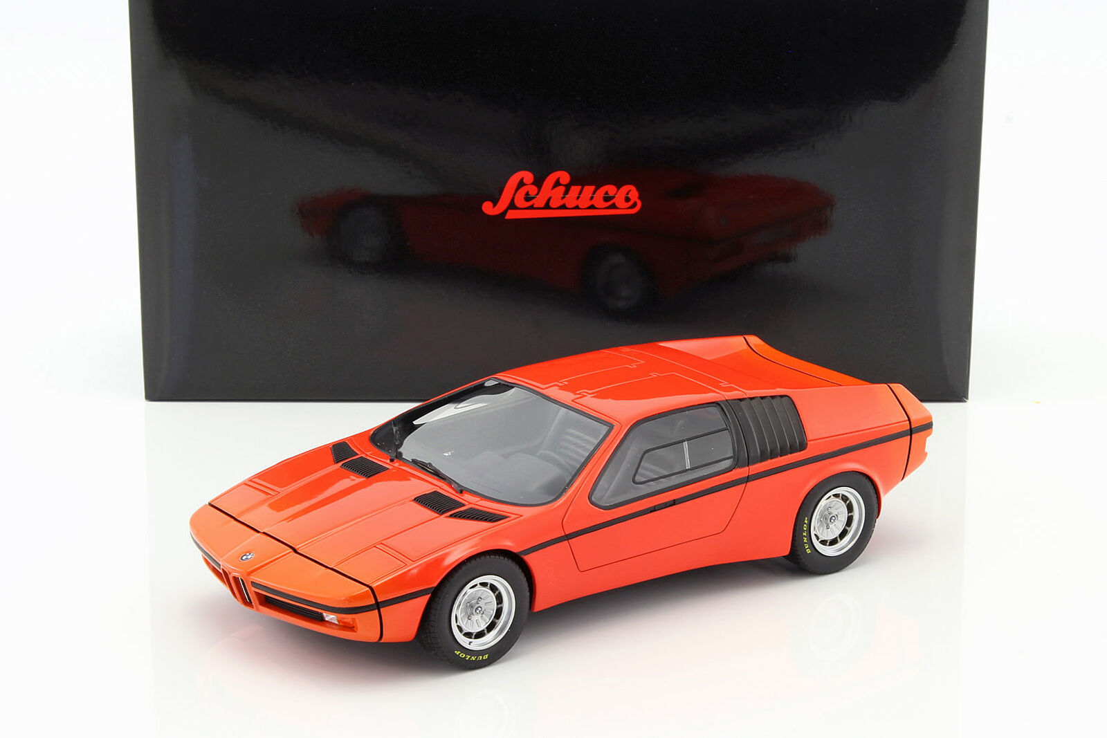 Schuco 1:18 1972 BMW Turbo X1 E25 Orange 450008900