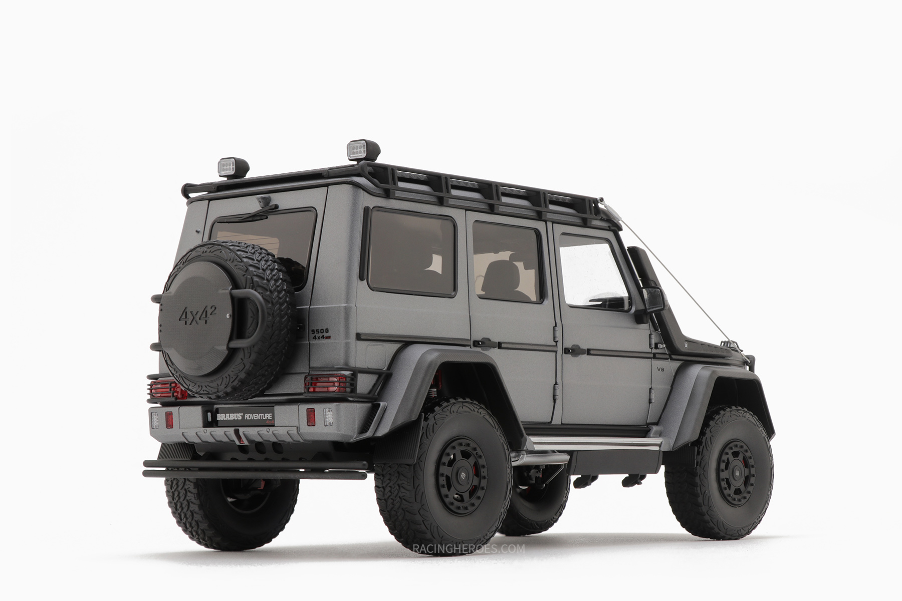 Brabus 550 Adventure Mercedes-Benz G 500 4×42 Monza Grey 1:18 by Almost Real