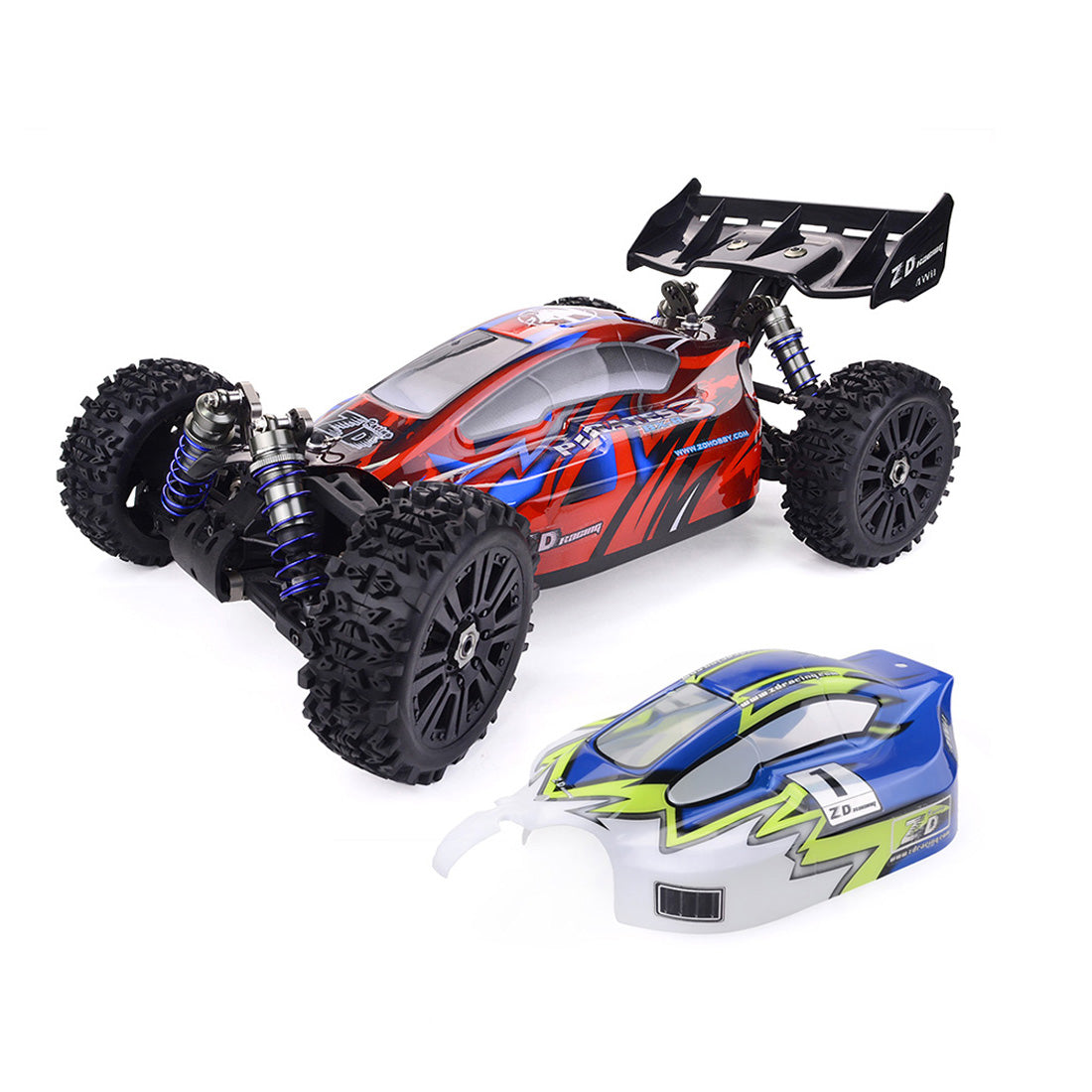 ZD Racing Pirates3 BX-8E 1/8 90km/H High Speed Racing RC Car Electric Off-road Vehicle DIY Frame Kit
