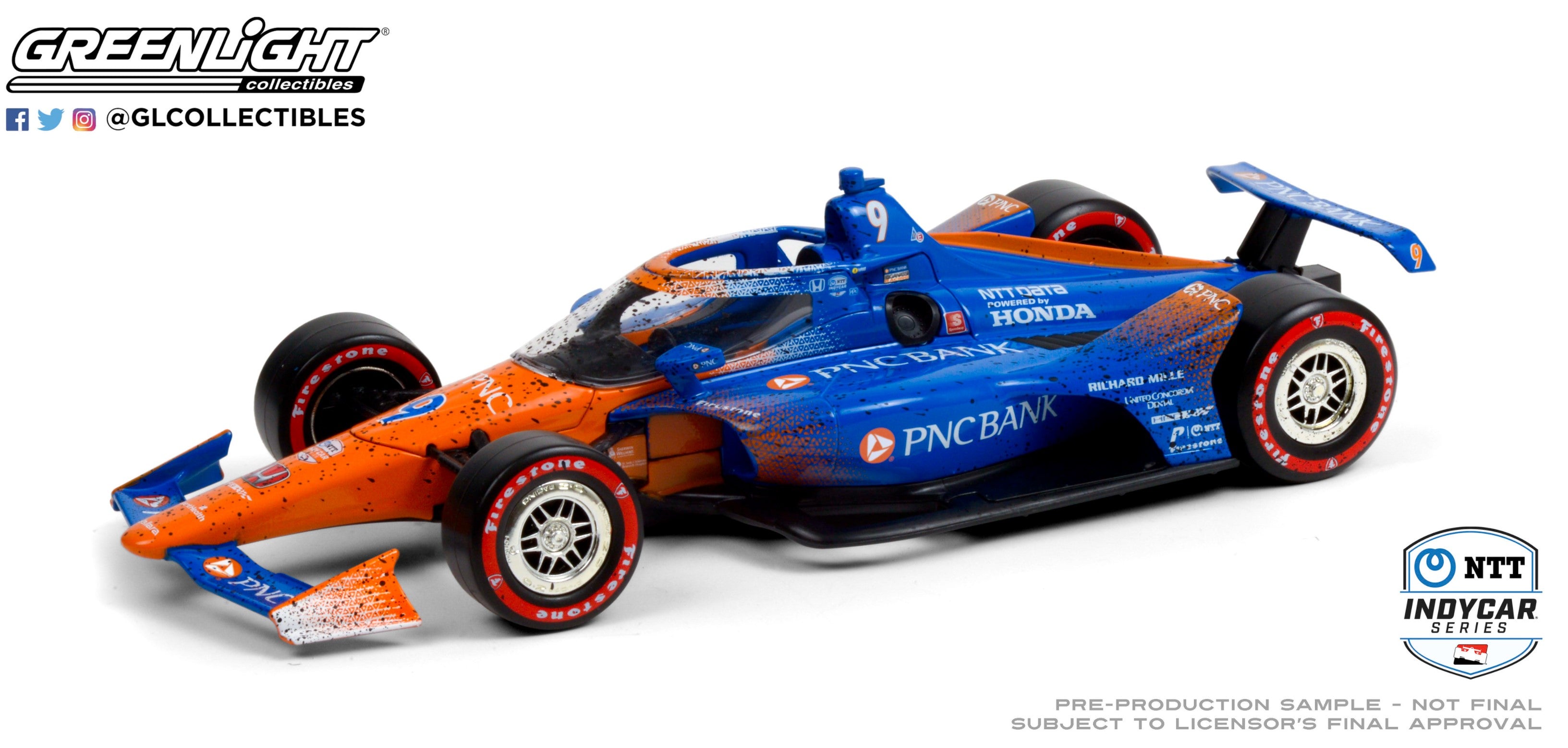 GreenLight 1:18 2020 #9 Scott Dixon - 2020 NTT IndyCar Series Champion / Chip Ganassi Racing, PNC Bank 11104