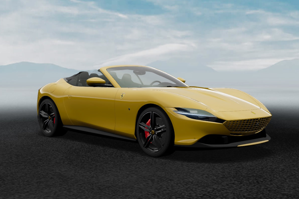 Ferrari Roma Spider - Giallo Montecarlo - 1:18