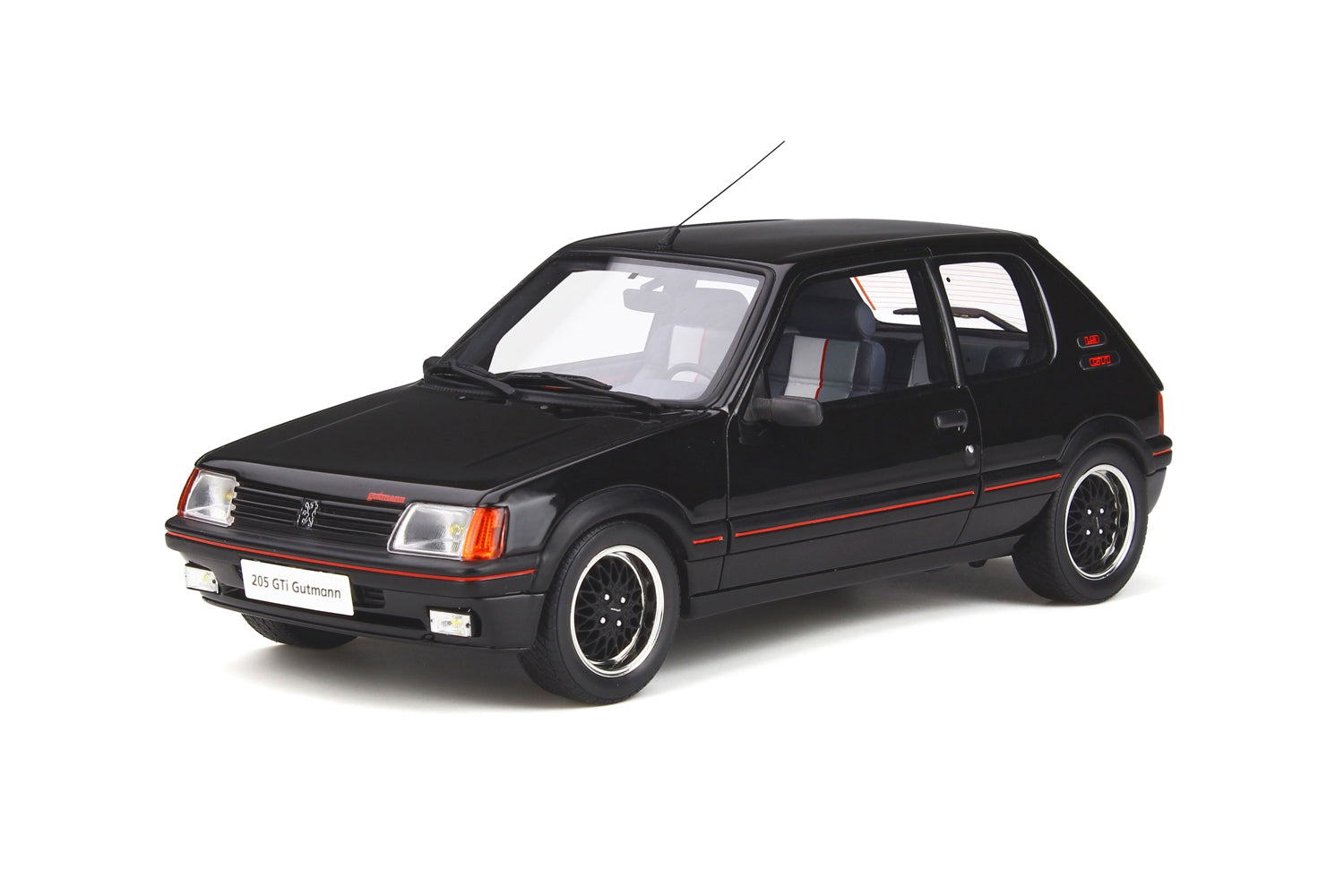 OTTO 1/18 Peugeot 205 GTI Gutmann 1988 Black OT796