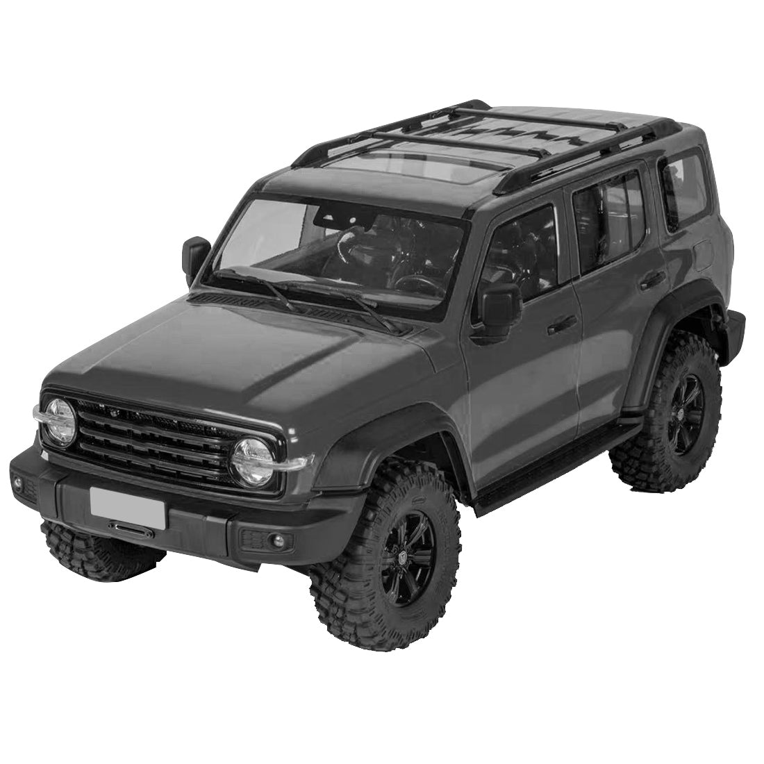 TRACTION HOBBY 1/8 TANK 300 RC Car Timesharing Four-Wheel Drive Two-gear Two-speed Electric RC Simulated Off-road Crawler Model Car RTR