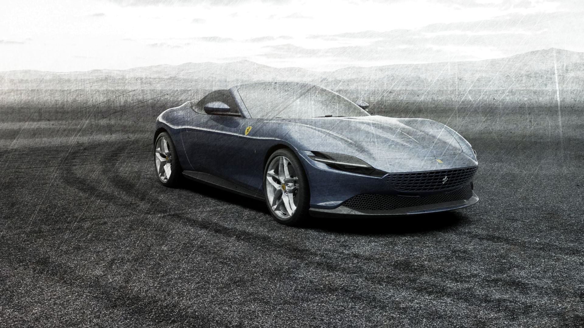 Ferrari Roma Spider - Blu Roma - 1:18