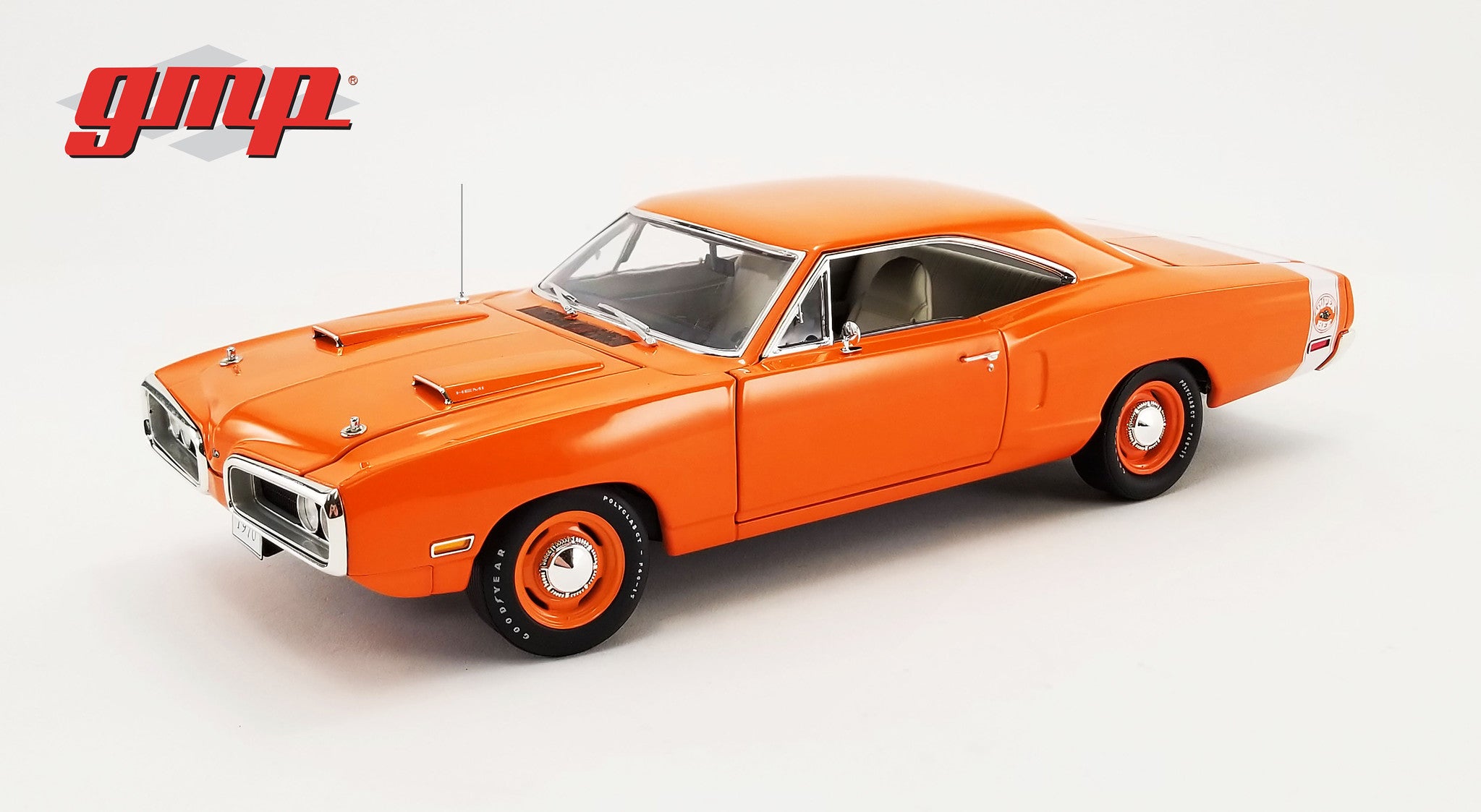 GMP 1:18 1970 Dodge Coronet Super Bee - Go Mango GMP-18956